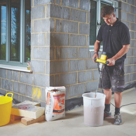 Stanley Fatmax Malax FME190 QS, Mezclador Eléctrico 1600W con Doble Asa y Velocidad Variable