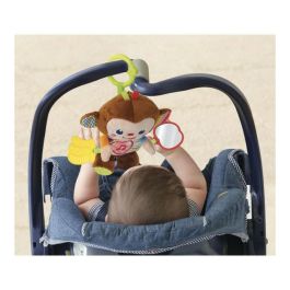 Vtech Peluche de Mono Bebé Interactivo con Mordedor Plátano, Luz y Sonido. Pilas AAA incluidas. Ideal 3-24 meses. 17x22x8 cm.
