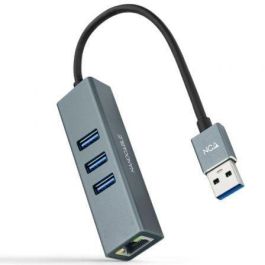 Nanocable 10.03.0407 Hub USB 3.0 a Ethernet Gigabit con 3xUSB 3.0 y RJ45. Conversor Aluminio Gris 15 cm para Windows Mac Linux Precio: 17.89000004. SKU: S0234152