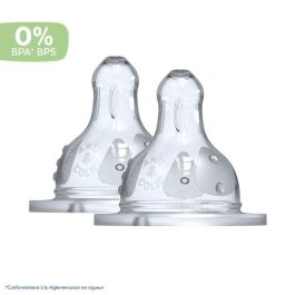 Dodie Tetina Supernova Redonda 3 Velocidades +6 Meses Cuello Ancho Silicona Flujo 4 Líquidos Espesos Anti-cólico Pack 2 Dodie Tetina Supernova Redonda 3 Velocidades +6 Meses Cuello Ancho Silicona Flujo 4 Líquidos Espesos Anti-cólico Pack 2