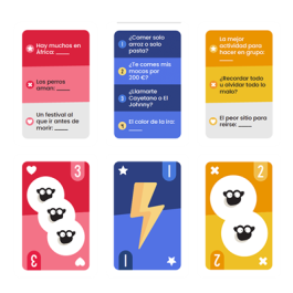 La Caja LCHS01ES Holy Sheep - Juego de Mesa Disparatado para 3 a 9 Jugadores, 20 min, +12 años, +700 temas