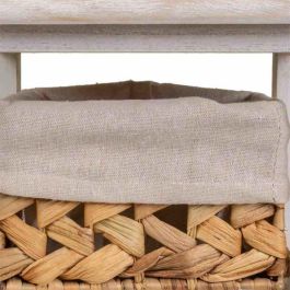 Mesita de Noche Alexandra House Living Blanco 25 x 57 x 25 cm Mesita de Noche Alexandra House Living Blanco 25 x 57 x 25 cm