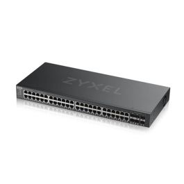 Zyxel GS2220-50-EU0101F Switch Gestionado L2, 44 Puertos Gigabit Ethernet (10/100/1000), 100 Gbit/s, Negro