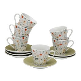 Juego de 6 Tazas con Plato Versa verdi Porcelana Precio: 13.95000046. SKU: B1G38ALJ4W
