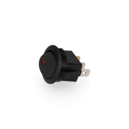 Edm Interruptor de balancín 6,5A 250V con piloto luminoso Ø23mm 18,5x12,3x23mm