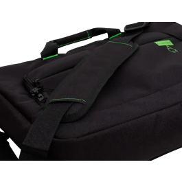 Q-connect Maletín para Portátil 17.2" Negro, 1 Asa, 2 Bolsillos Exteriores, Polietileno Reciclado, Compartimento Acolchado