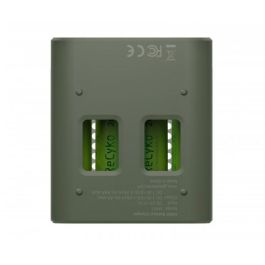 GP M451 Cargador Rápido de Pilas AA/AAA, incluye 4 Pilas Recargables NiMH AA 2600mAh, Negro/Verde, con Organizador GP M451 Cargador Rápido de Pilas AA/AAA, incluye 4 Pilas Recargables NiMH AA 2600mAh, Negro/Verde, con Organizador