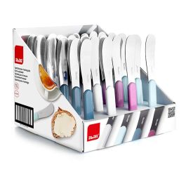 Ibili Espátula para Mantequilla 14,8 cm Colores Surtidos Acero Inoxidable y Plástico