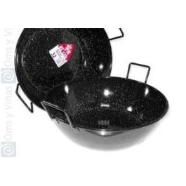 Paellera Honda Esmaltada de 55 cm - Acero Esmaltado para Paella, Arroces y Guisos Precio: 19.6262. SKU: B1HKYT6CCQ