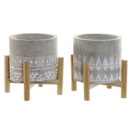 Vela Terraza Y Jardin DKD Home Decor Gris Marron 10 x 12 x 10 cm (2 Unidades) Precio: 15.99415147. SKU: B1HXRARYQ6