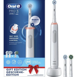 Oral-B Cepillo de dientes eléctrico Pro 3 80719288 blanco inalámbrico Precio: 77.50000027. SKU: B1FDJ4LQ2Y