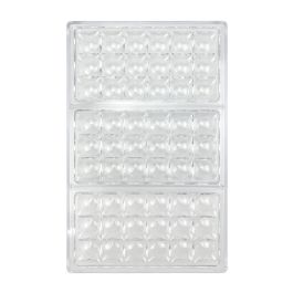 Quttin Molde Para Chocolate Surtido 17.5 cm Ancho x 2.5 cm Alto x 27.5 cm Largo (12 Unidades)