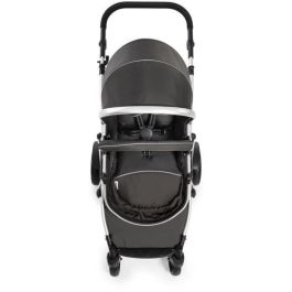 HAUCK Duett 2 Cochecito Doble Negro, con Asiento Reversible y 2º Asiento Desmontable, para Hermano y Bebé Desde el Nacimiento