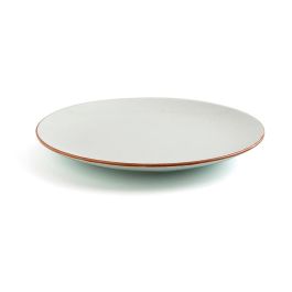 Ariane Plato Llano Terra Porcelana Beige Ø 31 cm (6 Unidades) Resistente Choque Térmico Apto Microondas Horno Lavavajillas