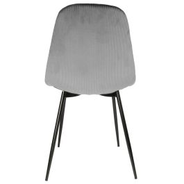 Silla Terciopelo Gris Giulia Home Deco Factory