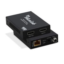 Muxlab Kit Extensor HDMI 2.0/IR 4K60 hasta 50m con PoC – Compatible con HDCP 2.2 y HDR