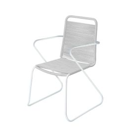 Silla de Jardín Antea 57 x 65,5 x 90 cm Cuerda Gris claro Precio: 99.50000005. SKU: S8700167