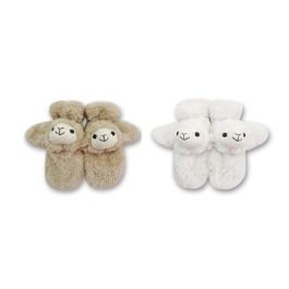 DKD Home Decor Manopla Infantil Colección Ovejitas de Poliéster Blanco Marrón Claro 25x20x11 cm (4 Unidades) Precio: 23.21748. SKU: B13MCQHXKF