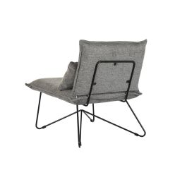 Sillon Urban DKD Home Decor Gris Negro 78 x 75 x 66 cm