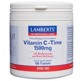 Vitamina C 1500 Mg. Lib.Sost. 120 Tabletas Precio: 37.7899995. SKU: B1E24MRTXJ