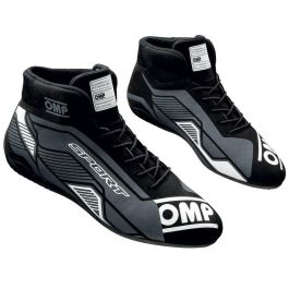 Botines Racing OMP SPORT Negro/Blanco 43 Botines Racing OMP SPORT Negro/Blanco 43