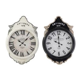 Reloj Pared Chic DKD Home Decor Blanco Negro 6 x 89 x 61 cm (2 Unidades) Precio: 91.50000035. SKU: B18446TSMY