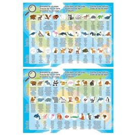 Puzzle 150 mapamundi animales Puzzle 150 mapamundi animales