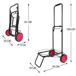 Color Baby Carro Arrastre Multiuso Playa 50 kg 35x14x61 cm