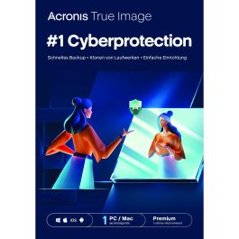 Acronis True Image Premium - 1 Computer + 1 TB Acronis Cloud Storage - Suscripción 1 año - ESD-DownloadESD Precio: 115.6899997. SKU: B17PZ5HZDW