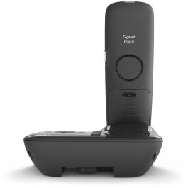 Gigaset E720A Teléfono Inalámbrico DECT/Analógico Negro con Contestador, Botones Grandes, SMS e Identificador Llamadas