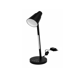 Q-connect Lámpara de Escritorio LED 6W 360 lm Táctil 3 Niveles Luz Nocturna Cabeza Orientable Negro Precio: 30.68999956. SKU: B1BZTXXDNF