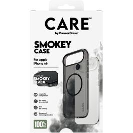 PanzerGlass CARE by Flagship Case Urban Explorer Smokey w. Black MagSafe iPhone Air Funda Negra Resistente a Rayones y Golpes para Apple iPhone Air