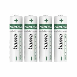 Pilas Recargables Hama 00223531 2500 mAh 1,2 V AA (4 Unidades)