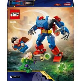 LEGO 76302 DC Superhéroes: Duelo Superman's Mech vs. Lex Luthor - Set de Construcción Juguete para Niños y Niñas de 6 Años