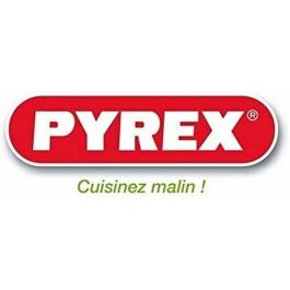 Pyrex Cacerola Classic Vidrio Transparente con Tapa, 33x26x12 cm. Resistente, Saludable. Apta Horno, Microondas, Lavavajillas, Congelador.