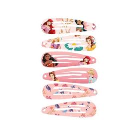 Accesorios pelo clips 6 piezas princess 6.5 x 12.5 x 0.1 cm Accesorios pelo clips 6 piezas princess 6.5 x 12.5 x 0.1 cm