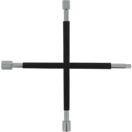 Aeg Llave Cruzada Reforzada Extractor con Enchufes 17/19/21 mm y Cuadrado 1/2" Acero Inoxidable