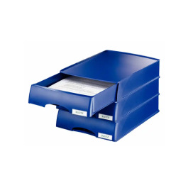 Leitz Bandeja sobremesa Plus con cajón, Plástico, Negro, 255x70x376 mm