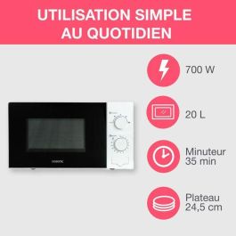 Oceanic Mo20W11 Microondas Blanca 45.4 x H26.1 x D32.6 cm - 20L