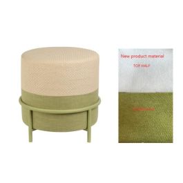 DKD Home Decor Reposapies Urban Blanco Verde de Metal y Poliéster 40x40x40 cm Precio: 49.89000005. SKU: S3040742