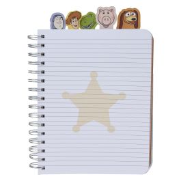 Loungefly Cuaderno Toy Story Disney, Tapa Plástico Esmerilado, Hojas Rayadas, 16.75x21.25cm