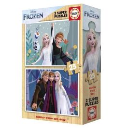 Puzzle 2x25 piezas frozen