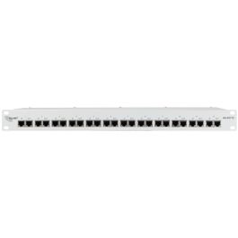 ALLNET ALL95112 Protector Sobretensión/Sobretensiones Cat 6 para Red/Módem - 12 Puertos, Montaje en Rack, Gris, Metal
