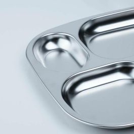 Thermobaby AAAOY87758 Bandeja Compartimentada con 4 Compartimentos de Acero Inoxidable y Libre de BPA