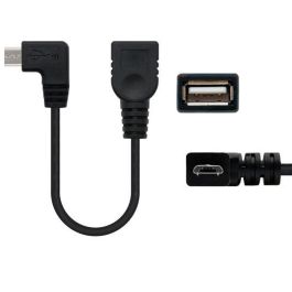 Nanocable Cable USB 2.0 OTG Acodado Tipo Micro B-M-A-H Negro 15 cm Precio: 0.95000004. SKU: S0225107