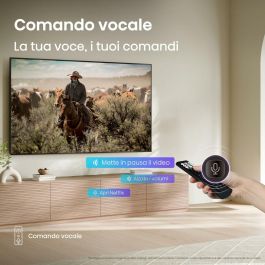 Hisense 43A6Q Televisor Smart TV 43" 4K Ultra HD VIDAA Alexa, Dolby Vision, Modo Juego Plus, Wi-Fi Negro