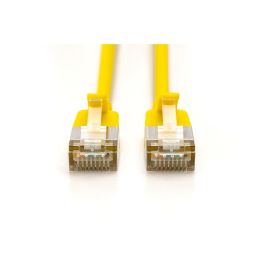 Digitus Cable de Red Patch CAT 6A F/FTP Slim 0.30m Amarillo