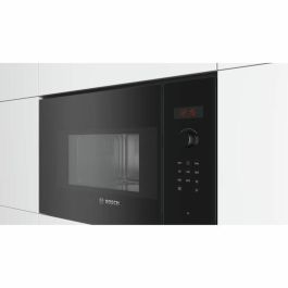 BOSCH BFL523MB1F Microondas de encastre individual Serie 4, Negro, 7 programas automáticos, Dimensiones: 38.2x59.4x31.7 cm BOSCH BFL523MB1F Microondas de encastre individual Serie 4, Negro, 7 programas automáticos, Dimensiones: 38.2x59.4x31.7 cm