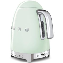 Smeg KLF04PGEU Tetera Eléctrica Estilo 50s, 1.7L 2400W, Verde Pastel con Ajustes de Temperatura