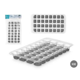 Cubitera Leknes 32 huecos, 32x18x3 cm, plástico PP TPR, color gris (24 Unidades) Precio: 54.49999962. SKU: B1JKM55R35